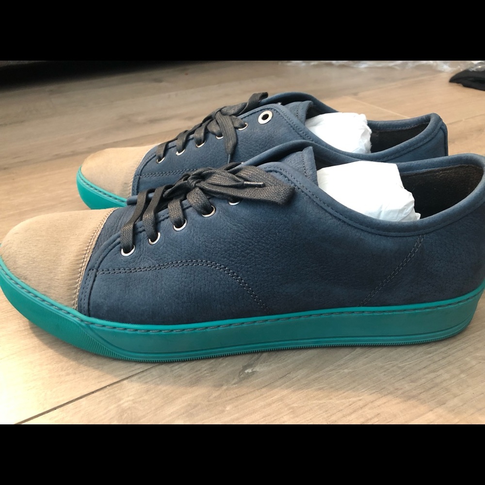 Men’s Lanvin sneakers, size 11 us , calf hair